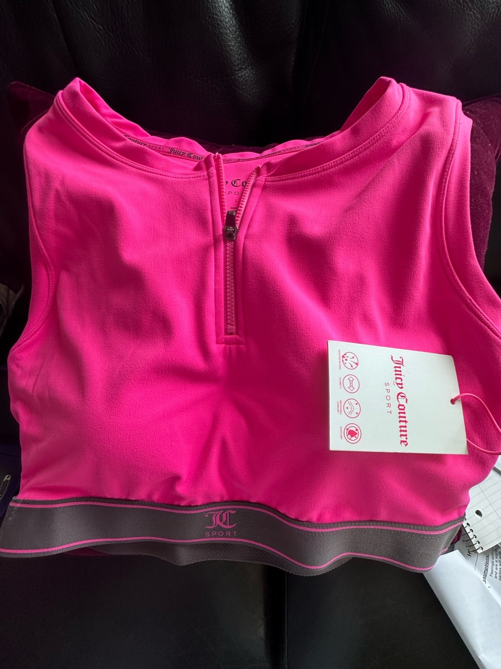 Juicy Couture Zippered Sports Bra 🌸🌺